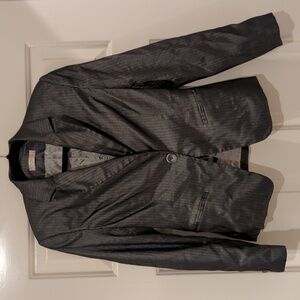 Daphne gray shiny blazer jacket size 38EU M US